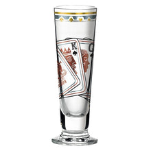 Load image into Gallery viewer, RITZENHOFF Black Label Schnapps Glass by Sascha Morawetz - Blackjack Special! Quirksy gifts australia