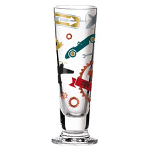 Load image into Gallery viewer, RITZENHOFF Black Label Schnapps Glass by Shinobu Ito - Adventure on the Road! Quirksy gifts australia