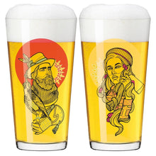 Load image into Gallery viewer, RITZENHOFF COLOR POP MUG SET of 2 by VLADIMIR BOTT - Lumberjack and falconer special! Quirksy gifts australia