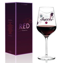 Load image into Gallery viewer, RITZENHOFF Red Wine Glass by S. L Kuhnertova Quirksy gifts australia
