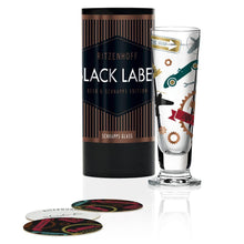 Load image into Gallery viewer, RITZENHOFF Black Label Schnapps Glass by Shinobu Ito - Adventure on the Road! Quirksy gifts australia
