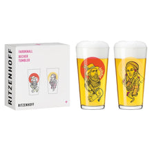 Load image into Gallery viewer, RITZENHOFF COLOR POP MUG SET of 2 by VLADIMIR BOTT - Lumberjack and falconer special! Quirksy gifts australia
