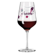 Load image into Gallery viewer, RITZENHOFF CRYSTAL HEART RED WINE GLASS by LENKA KÜHNERTOVÁ - Cheers! Quirksy gifts australia
