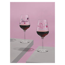 Load image into Gallery viewer, RITZENHOFF CRYSTAL HEART RED WINE GLASS by LENKA KÜHNERTOVÁ - Cheers! Quirksy gifts australia

