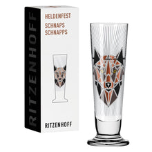 Load image into Gallery viewer, RITZENHOFF HELDENFEST SCHNAPSGLAS by ANGELA SCHIEWER - Flying fox! Quirksy gifts australia
