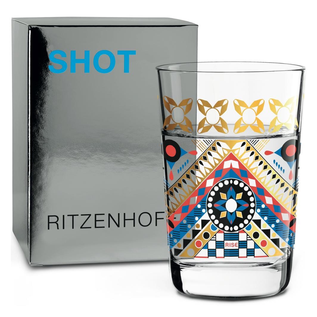 Colorsplash! Shot Glass – Colourful Quirky Gift (RITZENHOFF) – Optoco