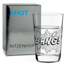 Load image into Gallery viewer, RITZENHOFF SHOT GLASS by Winner Design - BANG special! Quirksy gifts australia
