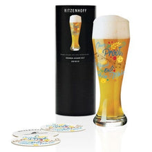 Load image into Gallery viewer, RITZENHOFF Wheat Beer Glass by V. Jacquart Quirksy gifts australia
